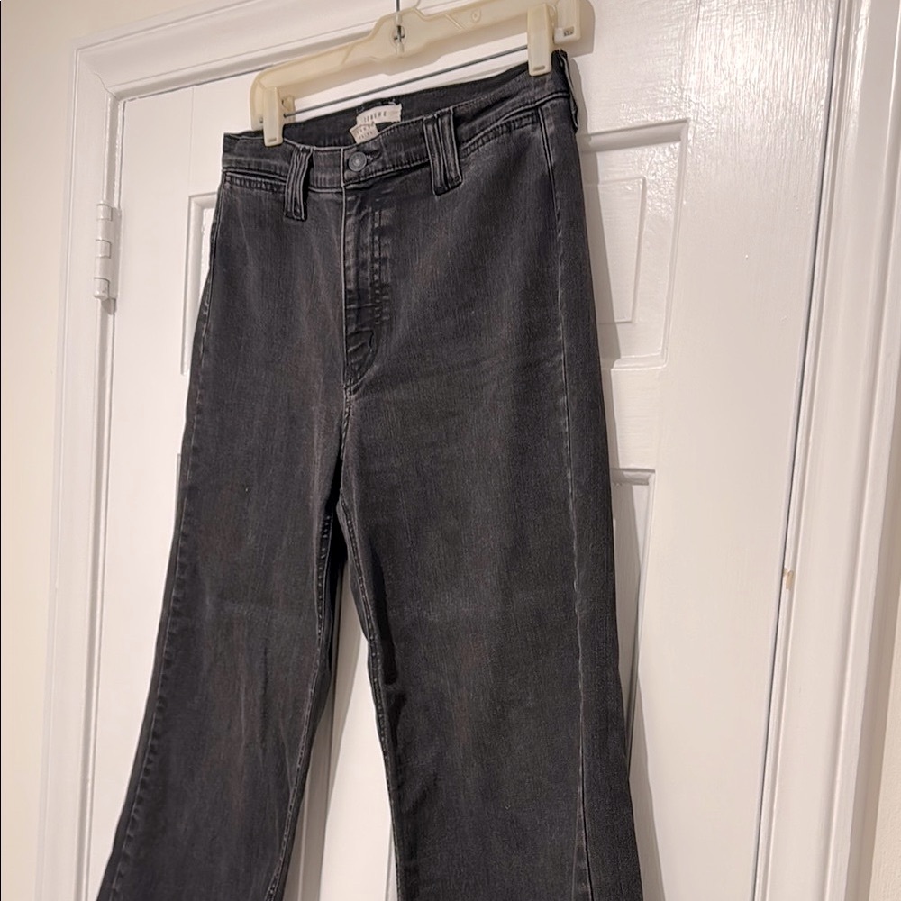 Women's wide leg Jeans high waisted stretchy denim pants 90’s baggy